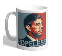 I Love Mugs - Rishi Sunak - Hopeless - Politics Mug, Ceramic, 11fl.oz.
