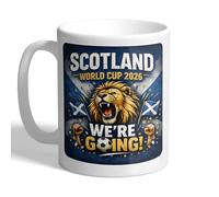 I Love Mugs - Scotland - World Cup 2026 - We're Going! - Scottish Football Mug, Ceramic, 11fl.oz.