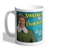 I Love Mugs - Smiling's My Favourite - Buddy - Will Ferrell - Elf Mug, Ceramic, 11fl.oz.