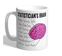 I Love Mugs - Statistician's Brain - Mug, Ceramic, 11fl.oz.