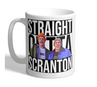 I Love Mugs - Straight Outta Scranton - Michael, Dwight - Steve Carell - Office Rap Mug, Ceramic, 11fl.oz.