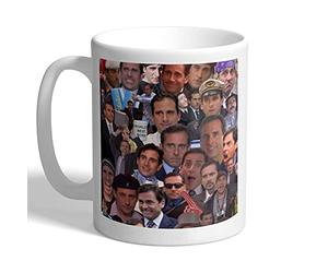 I Love Mugs - The Many Faces of Michael Scott - Steve Carell - The Office - Mug, Ceramic, 11fl.oz.