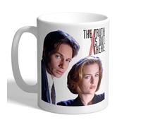 I Love Mugs - The Truth is Out There - X Files - Scully and Mulder - TV Quote Mug, Ceramic, 11fl.oz.