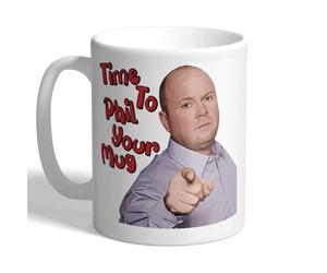 I Love Mugs - Time to Phil Your Mug - Mitchell - Steve McFadden - Soap TV Pun Mug, Ceramic, 11fl.oz.