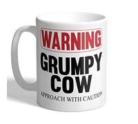 I Love Mugs - Warning - Grumpy Old Cow - Approach with Caution - Mug, Ceramic, 11fl.oz.
