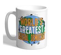 I Love Mugs - World's Greatest Liberal Democrat - Mug, Ceramic, 11fl.oz.