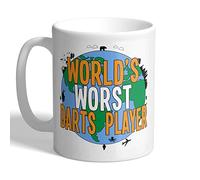 I Love Mugs - World's Worst Darts Player - Mug, Ceramic, 11fl.oz.