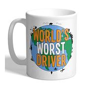 I Love Mugs - World's Worst Driver - Mug, Ceramic, 11fl.oz.