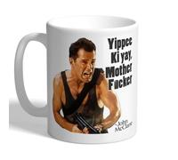 I Love Mugs - Yippee Ki Yay, Motherf*cker - John McClane - Bruce Willis - Die Hard - Movie Quote Mug, Ceramic, 11fl.oz.