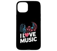 I Love Music Musical Notes Melody Case for iPhone 15 Plus