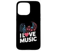 I Love Music Musical Notes Melody Case for iPhone 15 Pro Max
