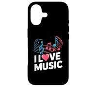 I Love Music Musical Notes Melody Case for iPhone 17