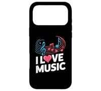 I Love Music Musical Notes Melody Case for iPhone 17 Pro Max