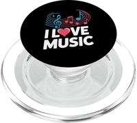 I Love Music Musical Notes Melody PopSockets PopGrip for MagSafe