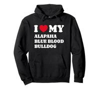 I Love My Alapaha Blue Blood Bulldog Pullover Hoodie