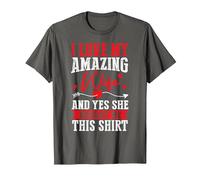 I Love My Amazing Wife Yes She Bought Me This T-Shirt, Men, Asphalt Grey, 5X-Large