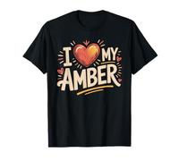 I Love My Amber T-Shirt Name Amber T-Shirt