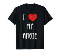 I Love My Angie Name Funny T-Shirt