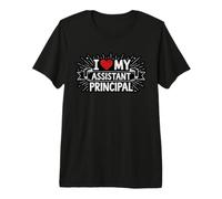 I Love My Assistant Principal School Admin Premium T-Shirt
