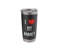 I Love My Barney Name Stainless Steel Insulated Tumbler