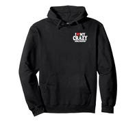 I Love My Beautiful Crazy Girlfriend Boyfriend Couples Heart Pullover Hoodie