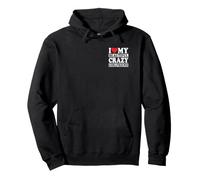 I Love My Beautiful Crazy Girlfriend Couples Pullover Hoodie