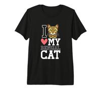 I Love My Bengal cat Premium T-Shirt