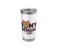 I Love My Bengal cat Stainless Steel Insulated Tumbler