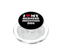 I Love My Bernese Mountain Dog PopSockets PopGrip for MagSafe