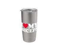 I Love My Biceps Stainless Steel Insulated Tumbler