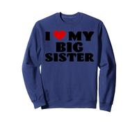 I Love My Big Sister Funny Heart Family Sibling Matching Sweatshirt