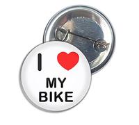 I Love My Bike - 55mm Button Badge