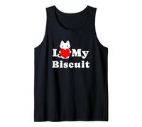I Love My Biscuit Cat Owner Pet Kitten Lover Tank Top