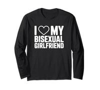 I Love My Bisexual Girlfriend - Bi Pride Long Sleeve T-Shirt