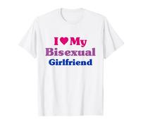 I Love My Bisexual Girlfriend Bi Pride T-Shirt