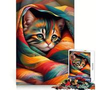 I Love My Blanket 1000 Pieces Puzzles for Teenagers Reason Skill Creative Play Enjoyable Challenge Furniture Decor (38x52cm)