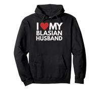 I Love my Blasian Husband Black Asian Pride Heritage Married Pullover Hoodie