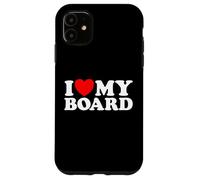 I Love My Board Funny Nonprofit Chairman Skate Surf Art Fan Case for iPhone 11