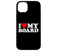 I Love My Board Funny Nonprofit Chairman Skate Surf Art Fan Case for iPhone 14 Plus
