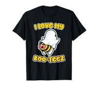 I Love My Boo-Tees | Cute Ghost Bee Funny Halloween for Girl T-Shirt