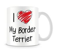 I Love My Border Terrier Personalised Mug - Add Photo - Customised Cup Gift