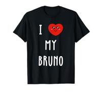 I Love My Bruno Name Funny T-Shirt