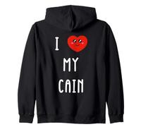 I Love My Cain Name Funny Zip Hoodie