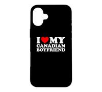 I Love My Canadian Boyfriend Case for iPhone 16 Plus