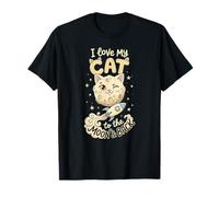 I Love My Cat to The Moon & Back - Rocket Cat Lover T-Shirt