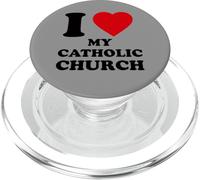 I Love My Catholic Church, Christian PopSockets PopGrip for MagSafe