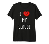 I Love My Claude Name Funny Premium T-Shirt