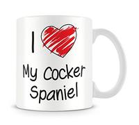 I Love My Cocker Spaniel Personalised Mug - Add Photo - Customised Cup Gift