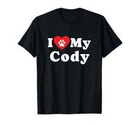 I Love My Cody Dog Owner Pet Dog Lover T-Shirt