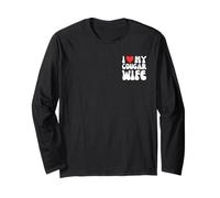 I Love My Cougar Wife! Funny Toy Boy and Younger Husband Long Sleeve T-Shirt